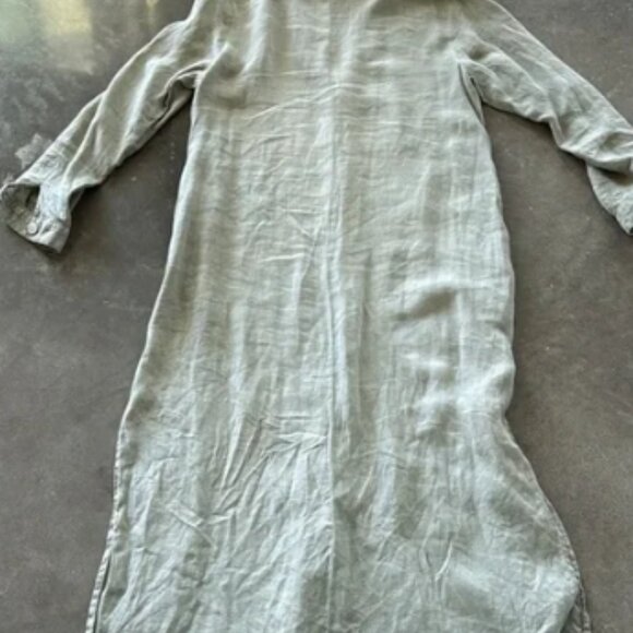 Zara Linen Shirt Dress - Picture 3 of 3